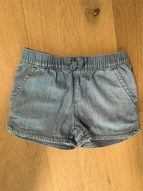 The Children's Place Light Blue Denim Pull-On Shorts